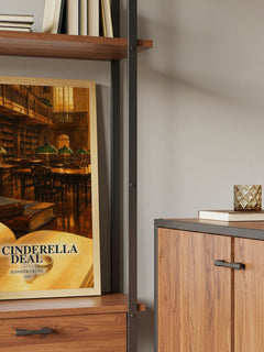 The Cinderella Deal book watercolour illustration paper finish options – matte satin gloss