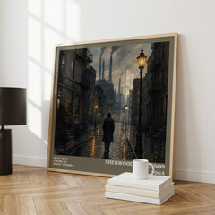 Fifty Best American Short Stories literary print framed by window – literary home decor