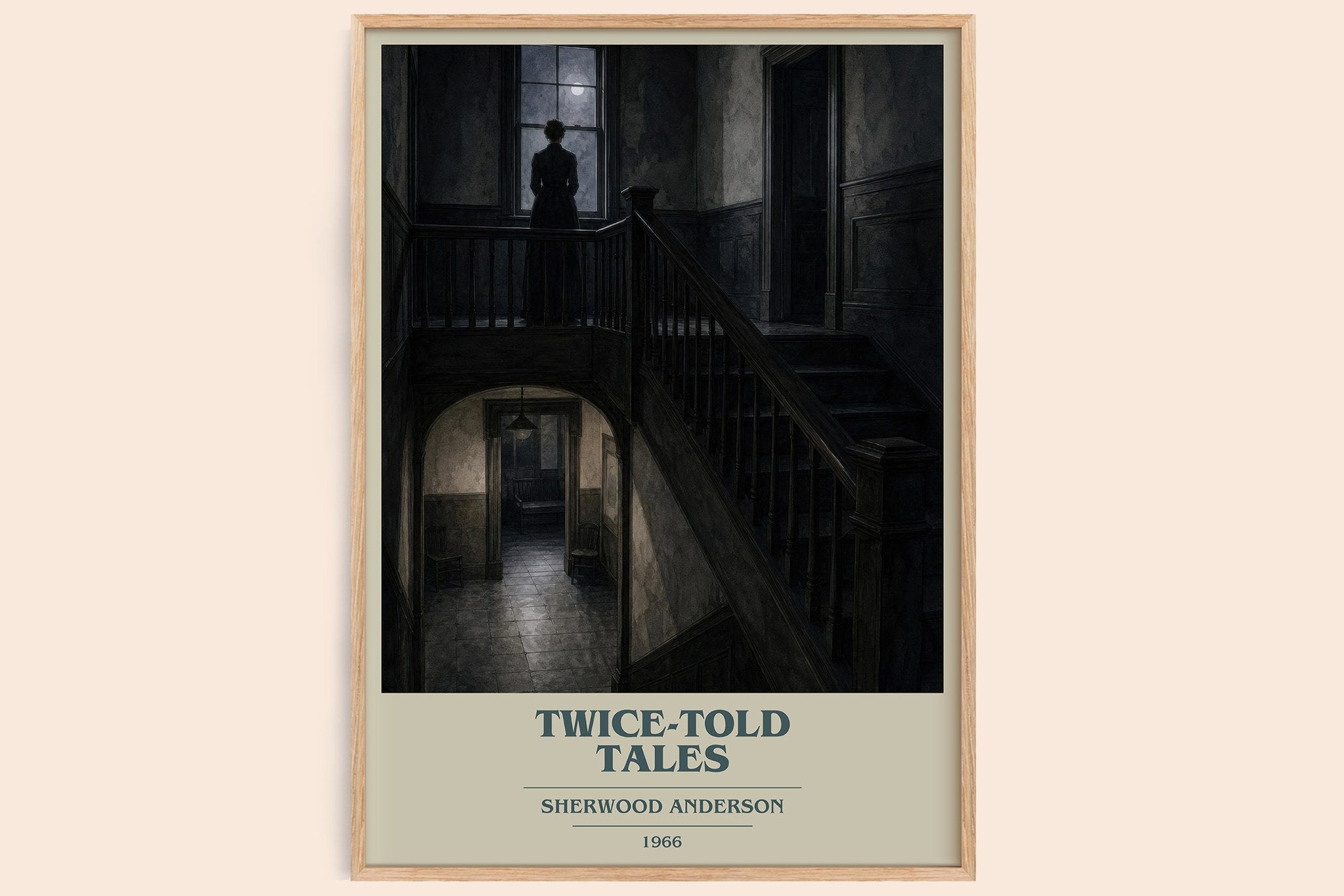 Twice-Told Tales Book Cover Poster by Sherwood Anderson
