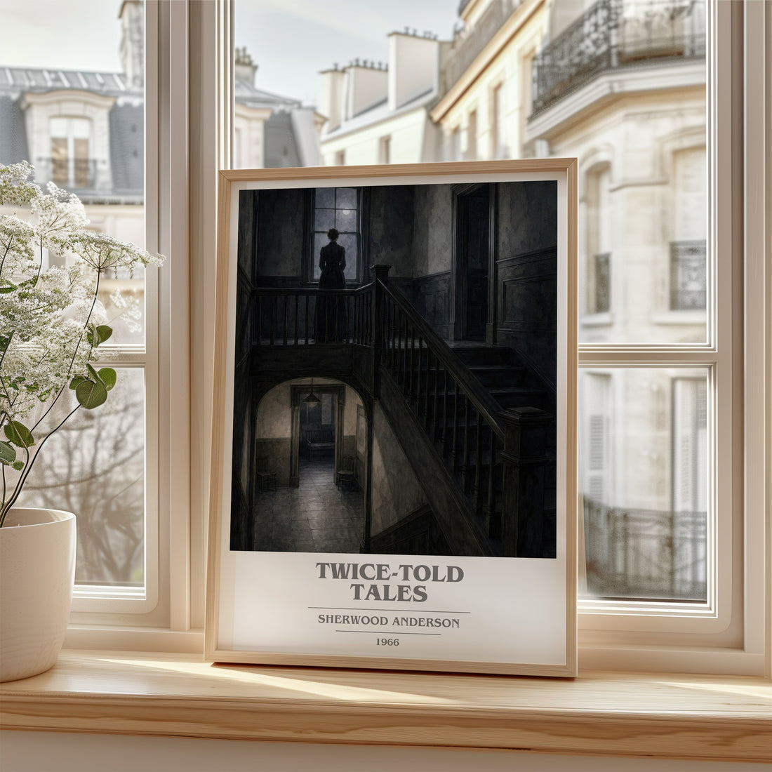 Twice-Told Tales book cover poster colour and style options – Sherwood Anderson book art