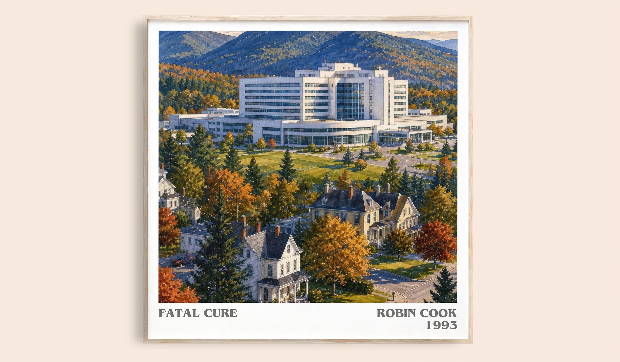 Fatal Cure Literary Art Print by Robin Cook