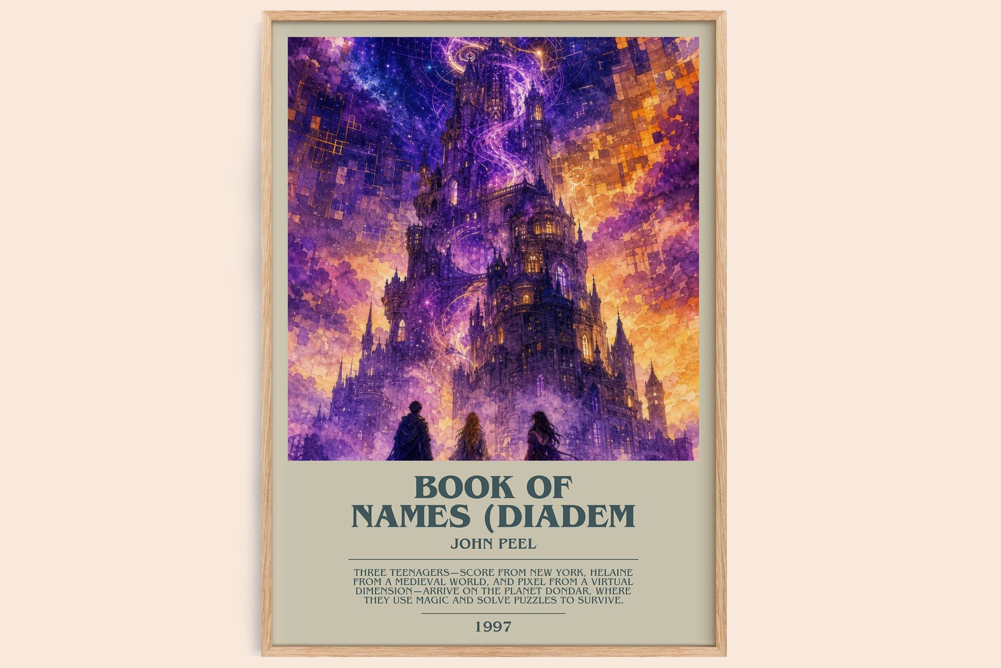 Book of Names (Diadem Bookish Wall Art by John Peel