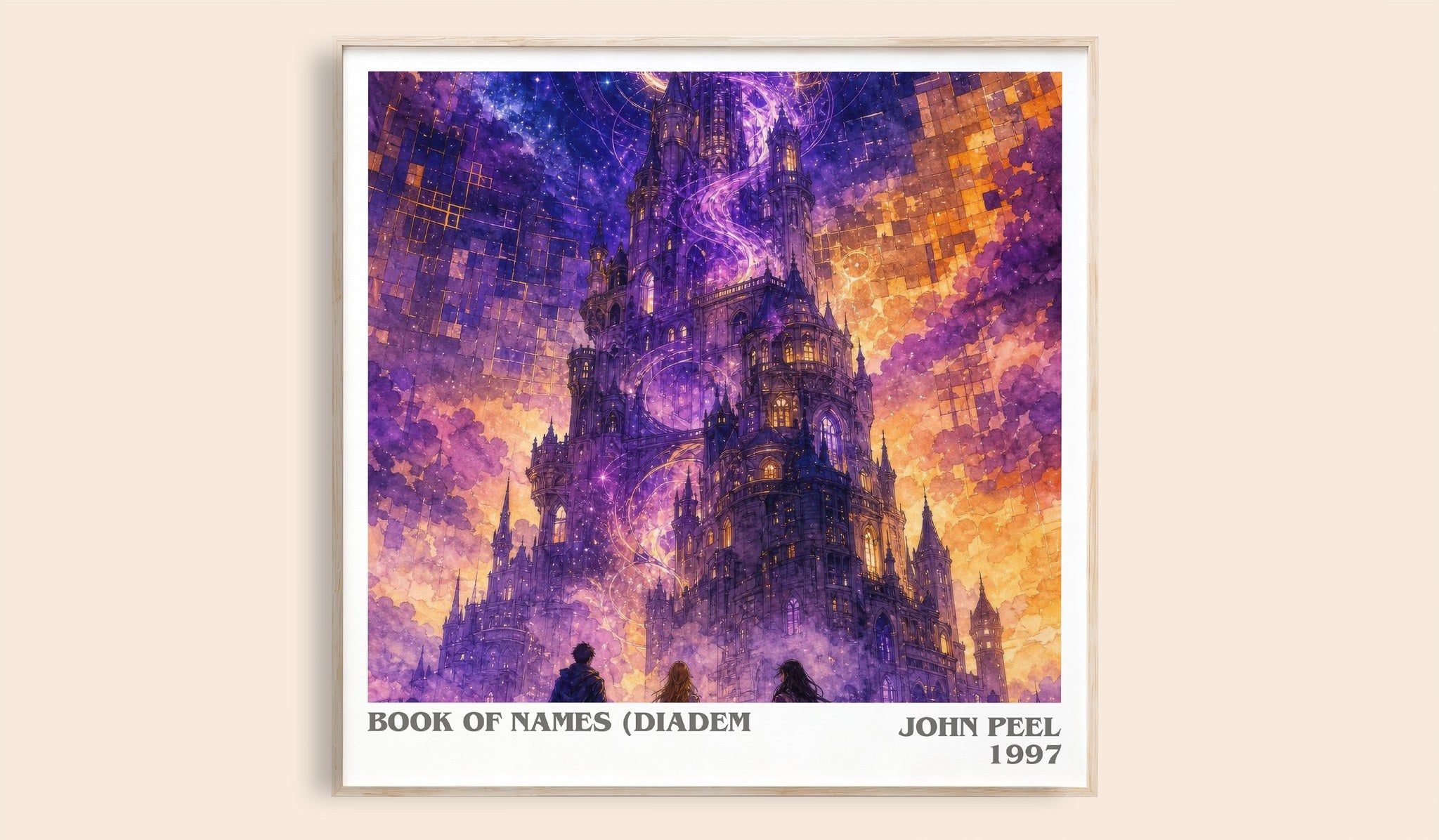 Book of Names (Diadem Literary Art Print by John Peel