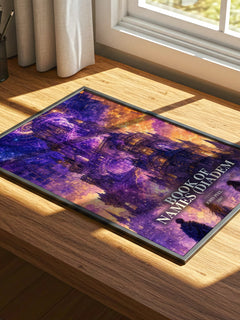 Book of Names (Diadem watercolour book poster framed on wall – fantasy wall art