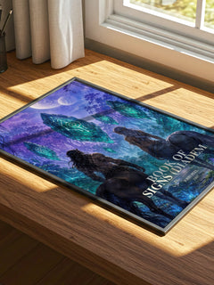 Book of Signs (Diadem watercolour book poster framed on wall – sci fi wall art