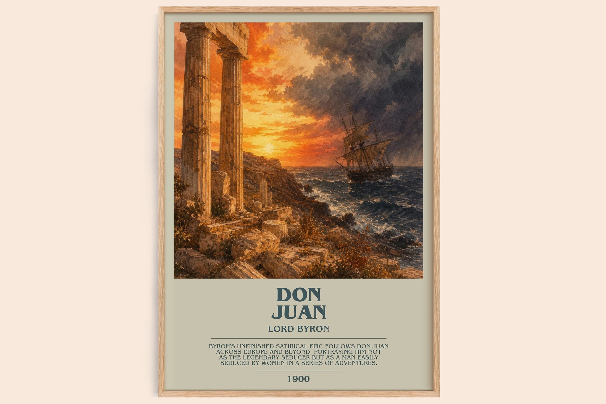 Don Juan Bookish Wall Art by Lord Byron
