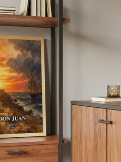 Don Juan book watercolour illustration paper finish options – matte satin gloss