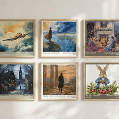 Childe Harold's pilgrimage literary art print colour and style options – Lord Byron book art