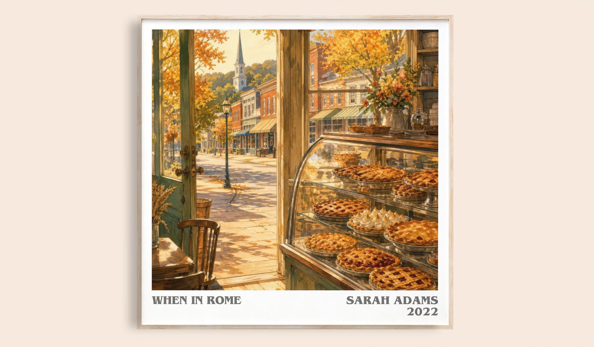 When in Rome Literary Art Print by Sarah Adams
