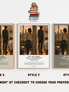 The Off Limits Rule - It Happened in Nashville 1 bookish print in frame leaning in hallway – romance wall art
