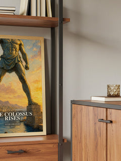 The colossus rises book watercolour illustration paper finish options – matte satin gloss