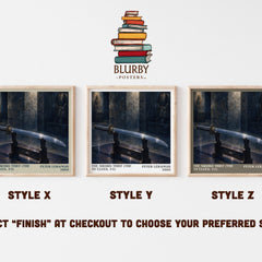 The Sword Thief (The 39 Clues, #3) literary print in frame leaning in hallway – adventure wall art