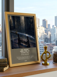 The Sword Thief (The 39 Clues, #3) bookish print framed by window – literary home decor