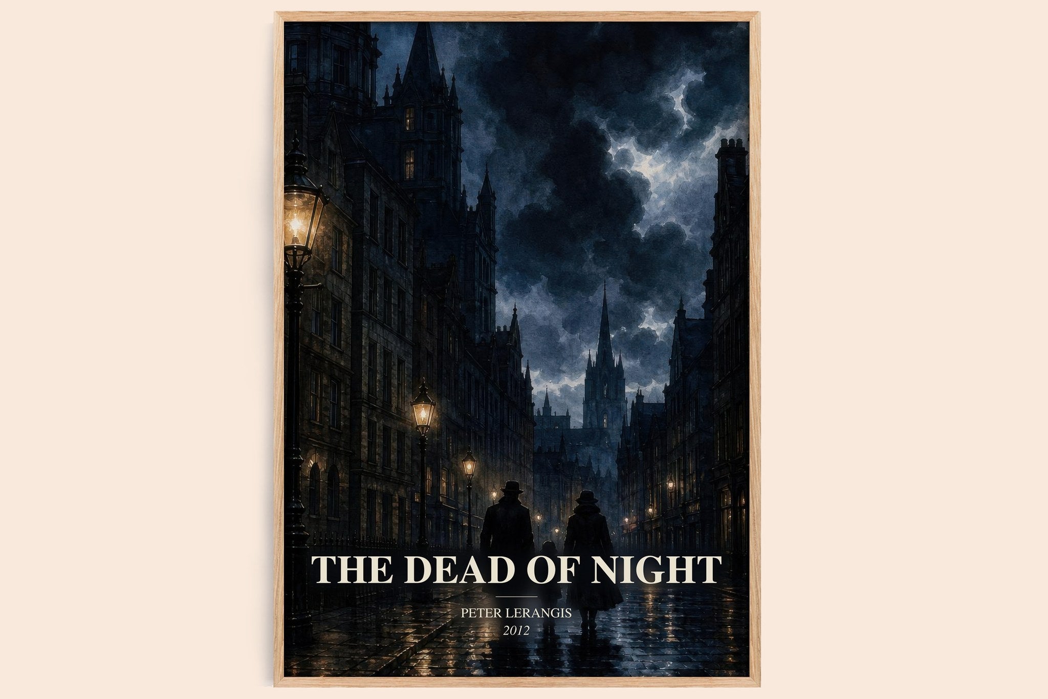 The Dead of Night Book Watercolour Illustration by Peter Lerangis