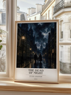 The Dead of Night book cover poster colour and style options – Peter Lerangis book art