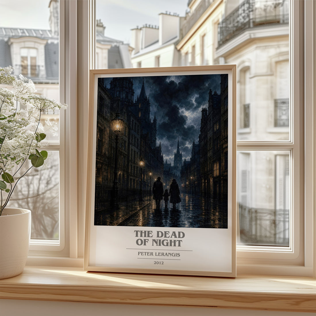 The Dead of Night book cover poster colour and style options – Peter Lerangis book art