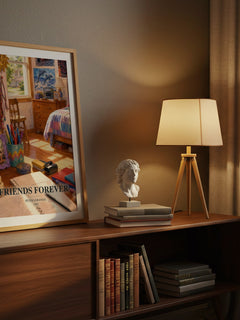 Friends Forever watercolour print on bookshelf – Peter Lerangis fan gift
