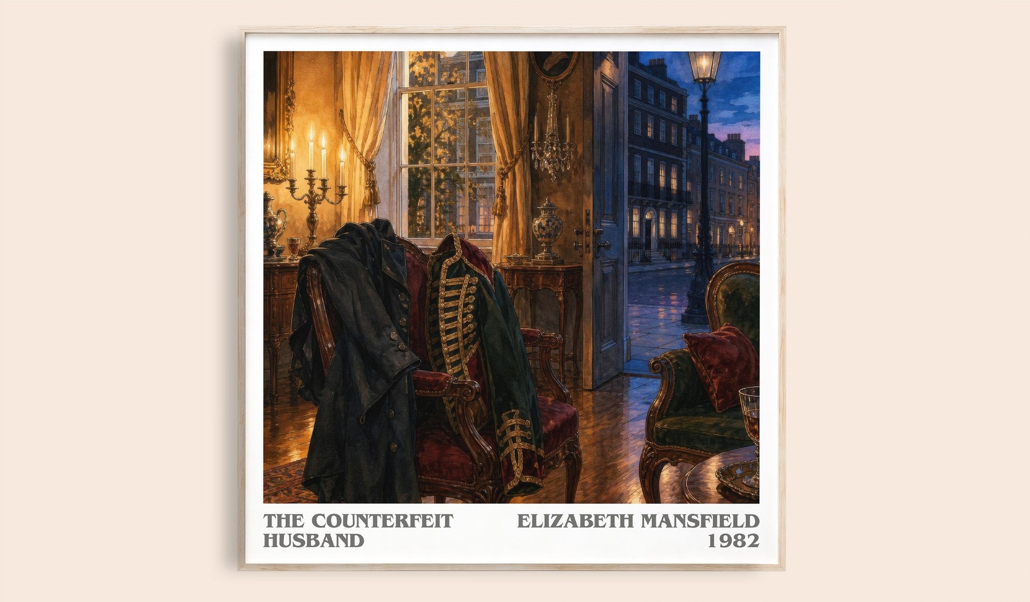 The Counterfeit Husband Literary Art Print by Elizabeth Mansfield
