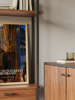 The Counterfeit Husband book watercolour illustration paper finish options – matte satin gloss