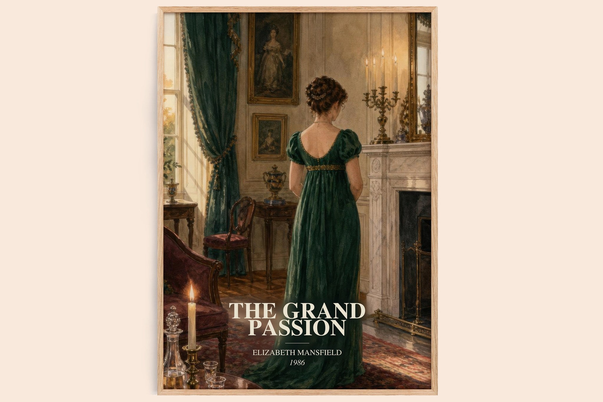The Grand Passion Book Watercolour Illustration by Elizabeth Mansfield