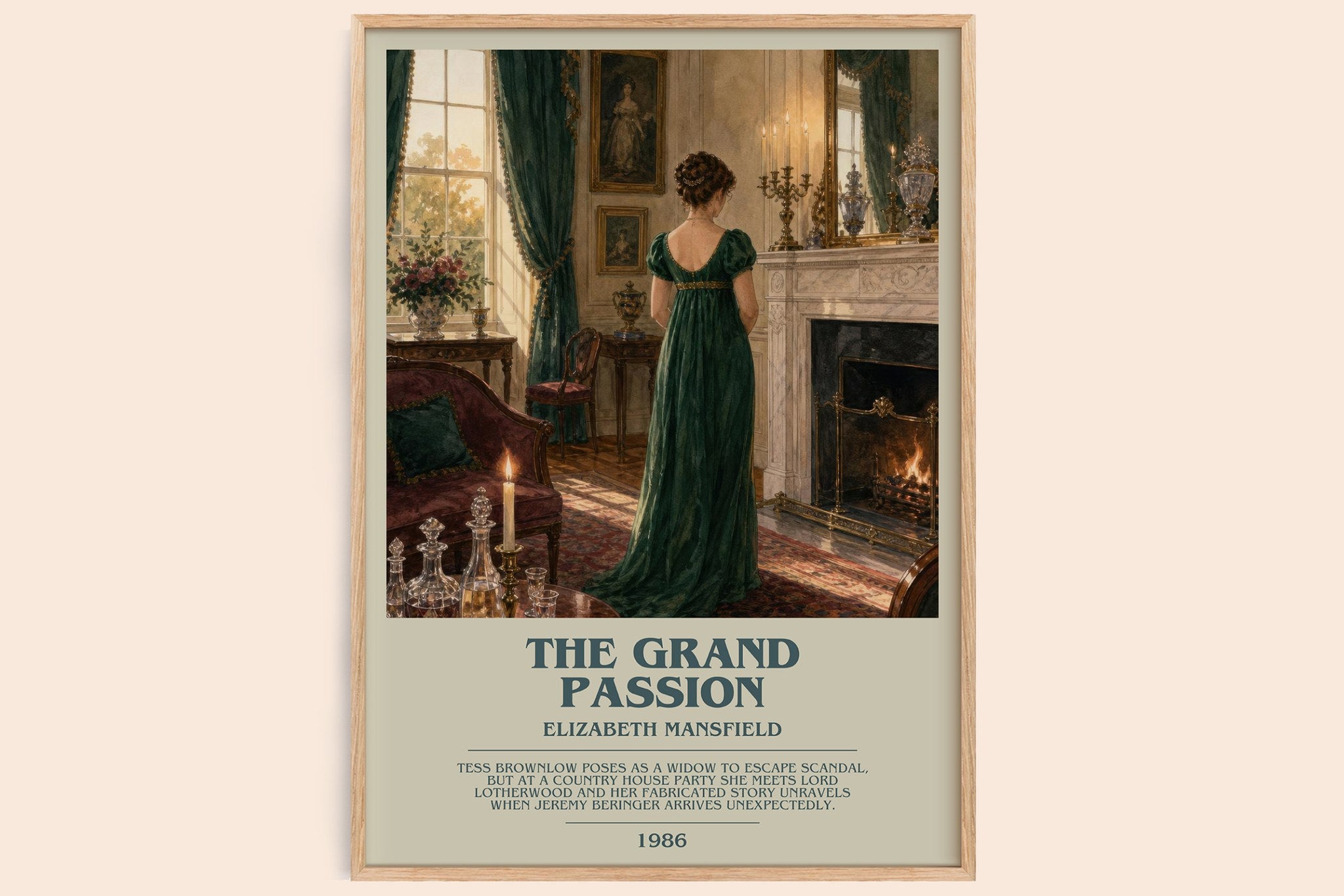 The Grand Passion Bookish Wall Art by Elizabeth Mansfield