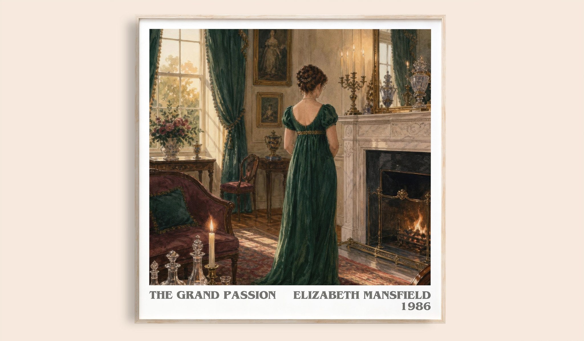 The Grand Passion Literary Art Print by Elizabeth Mansfield