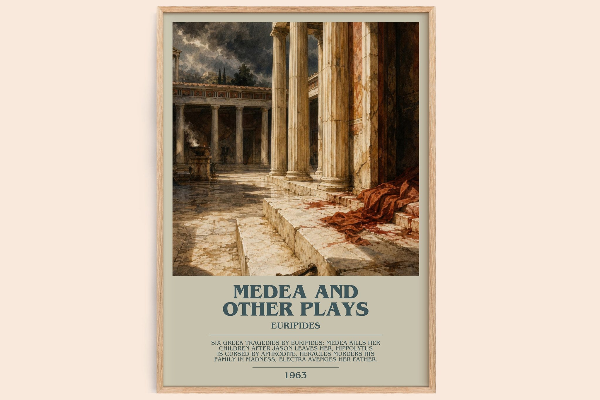 Medea and other plays Bookish Wall Art by Euripides
