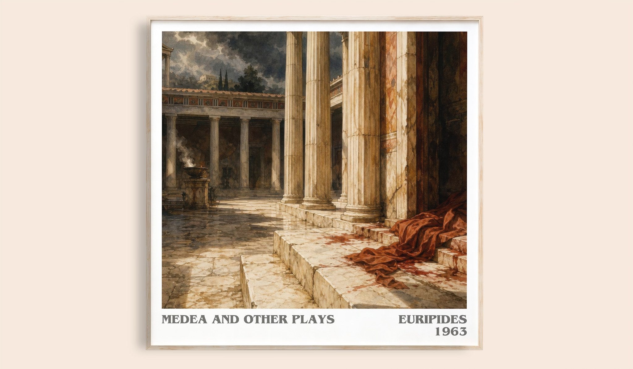 Medea and other plays Literary Art Print by Euripides