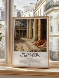 Medea and other plays bookish poster colour and style options – Euripides book art