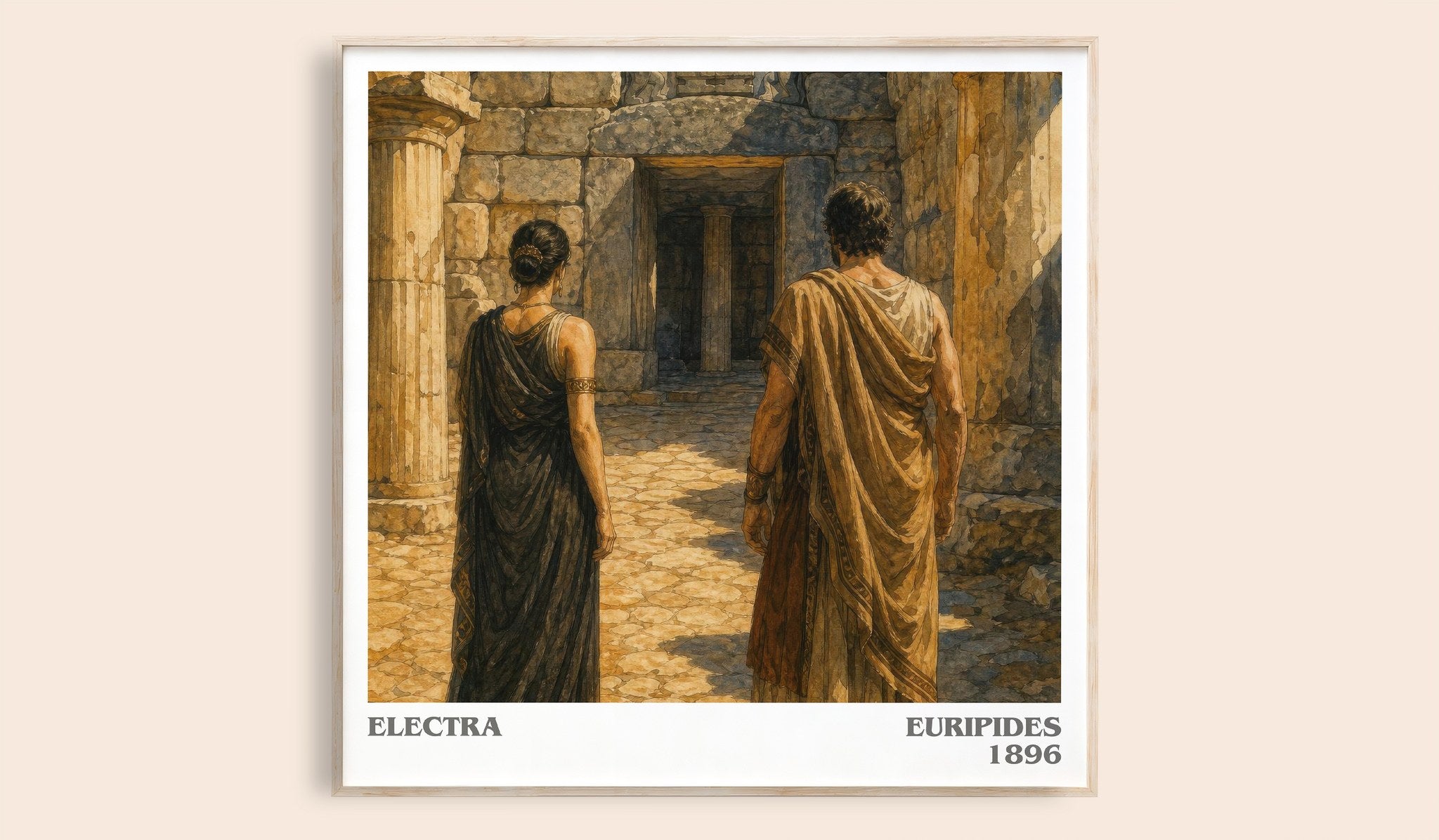 Electra Literary Art Print by Euripides