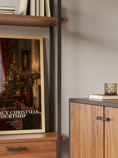 Regency Christmas Courtship book watercolour illustration paper finish options – matte satin gloss