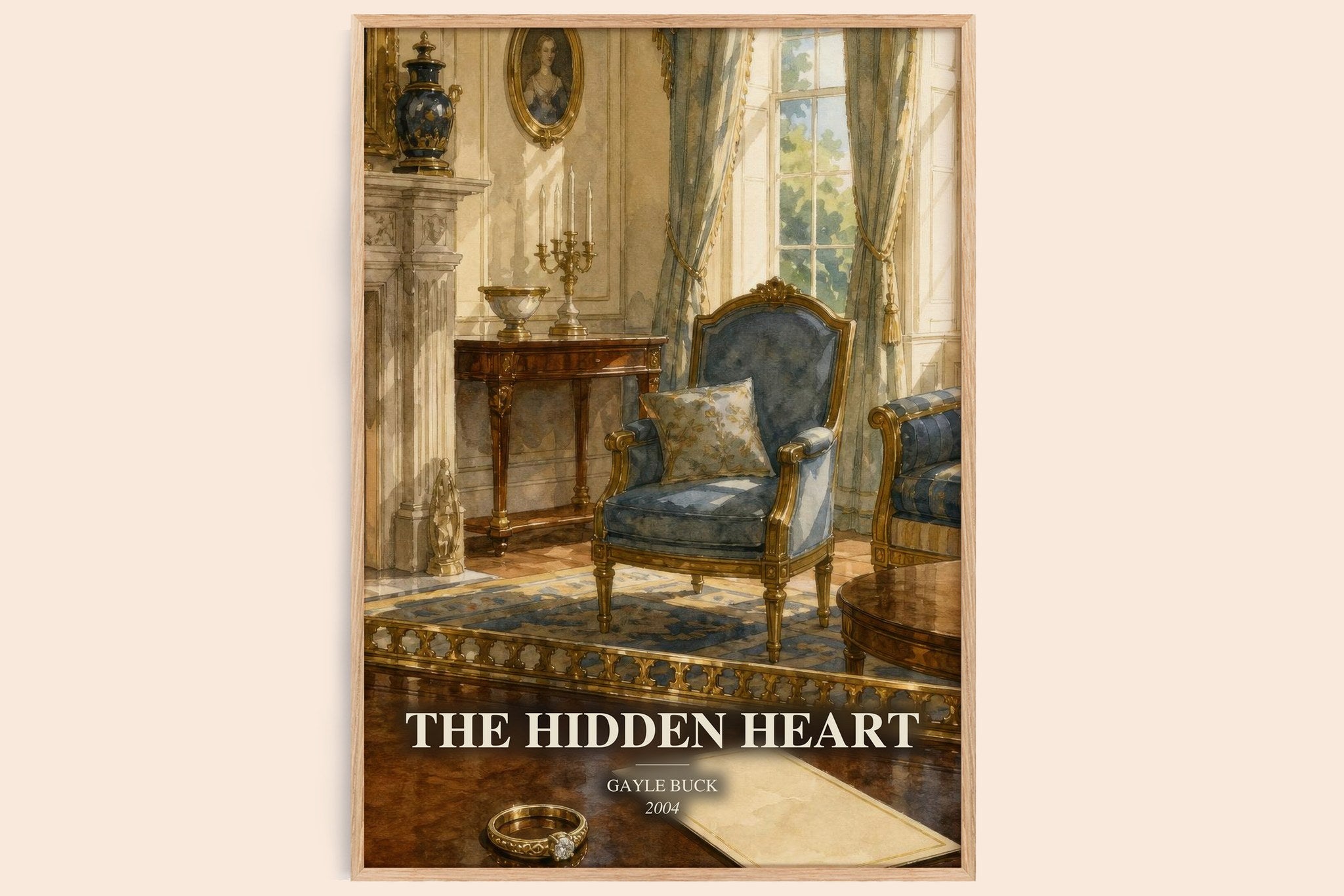 The Hidden Heart Book Watercolour Illustration by Gayle Buck