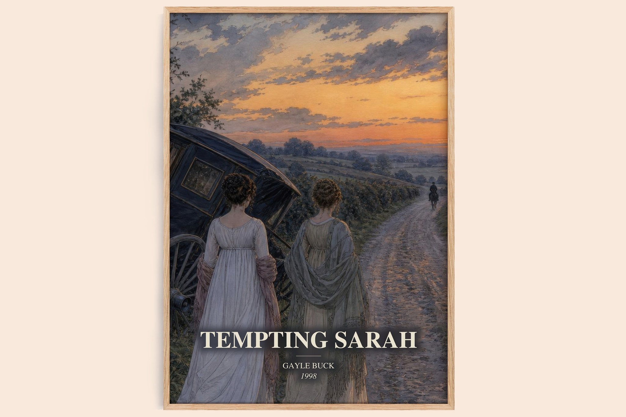 Tempting Sarah Book Watercolour Illustration by Gayle Buck