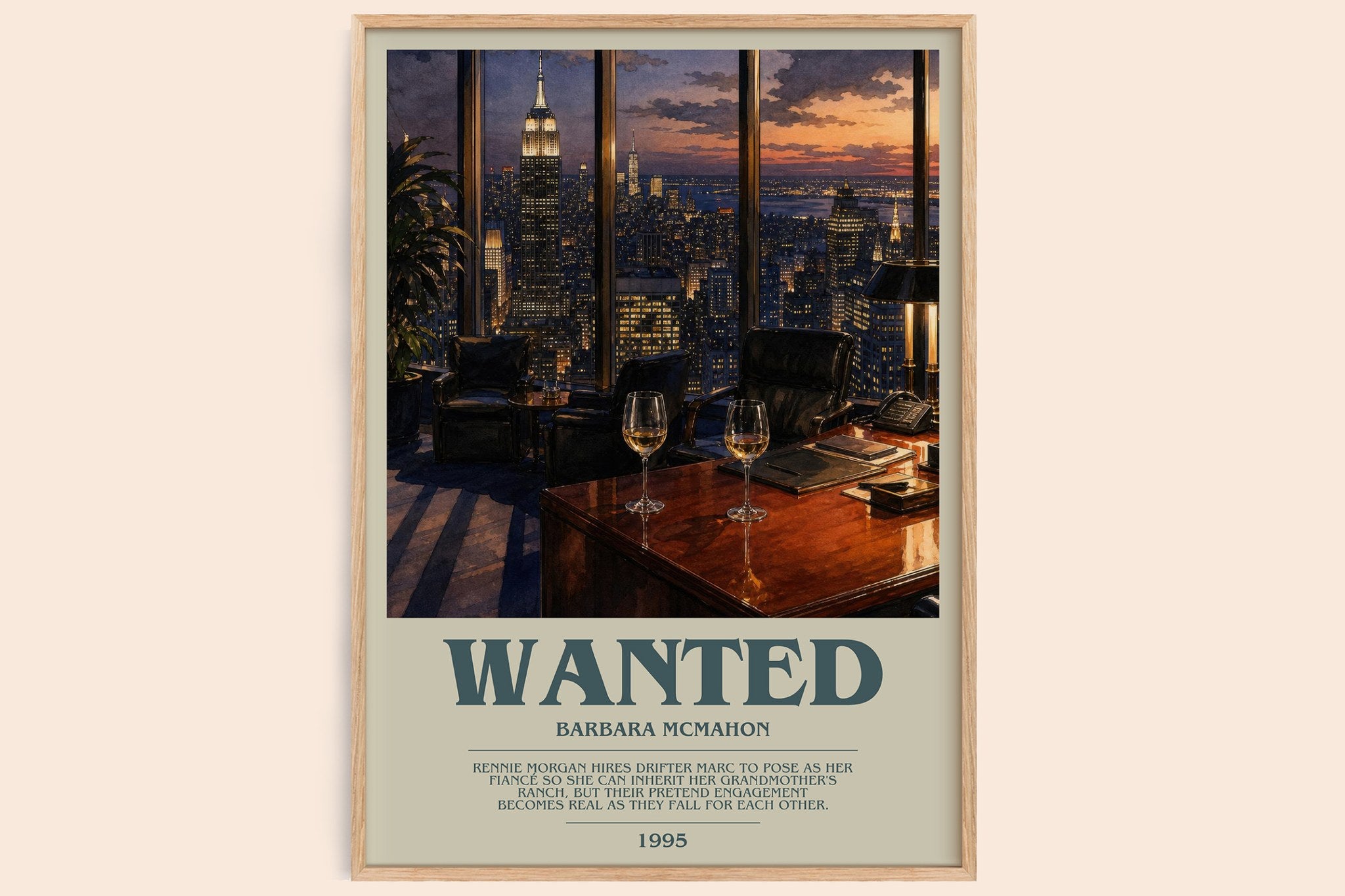 Wanted Bookish Wall Art by Barbara McMahon