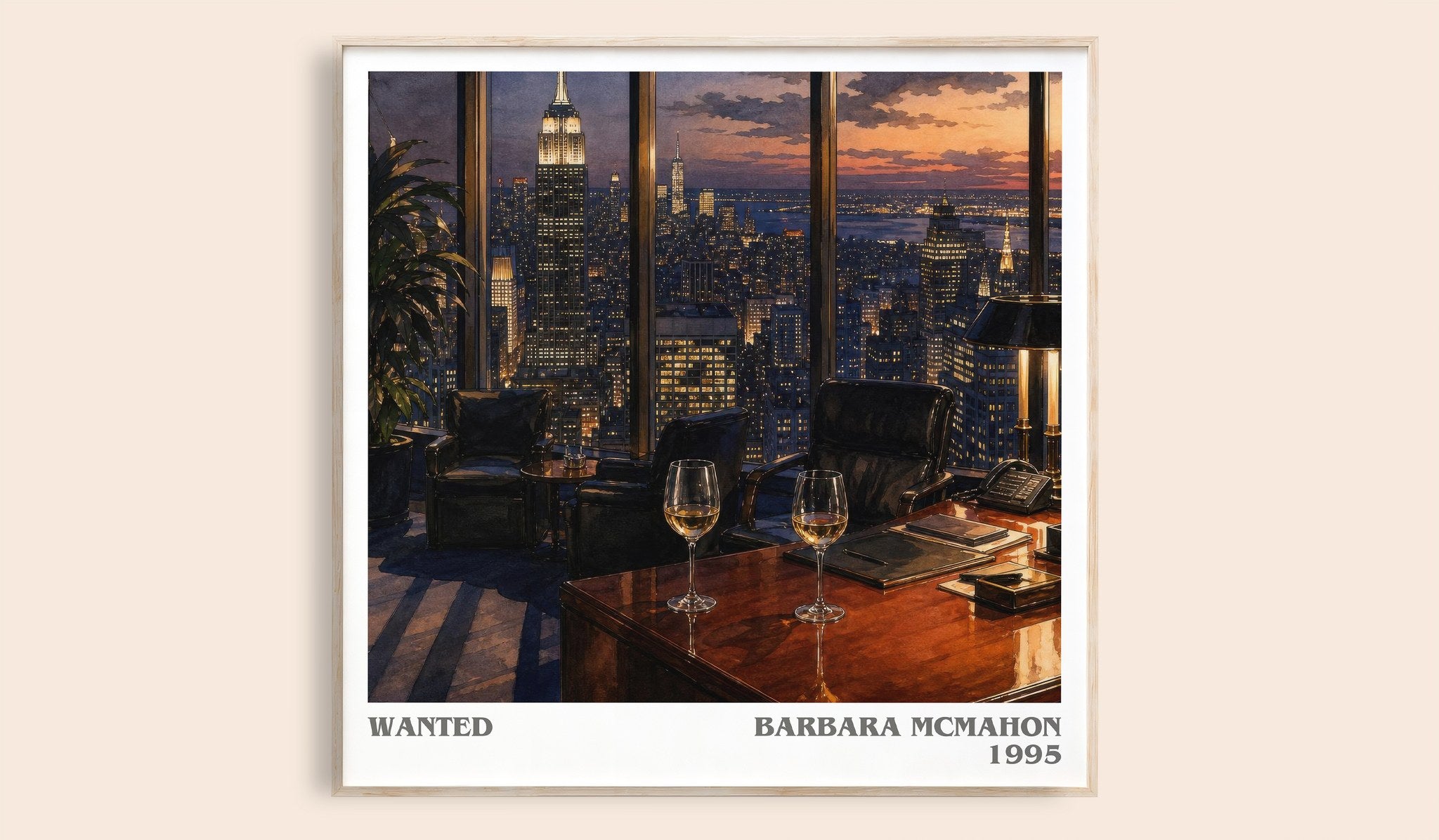 Wanted Literary Art Print by Barbara McMahon