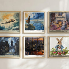 Wanted literary art print colour and style options – Barbara McMahon book art