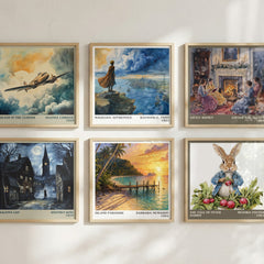 Island Paradise literary art print colour and style options – Barbara McMahon book art