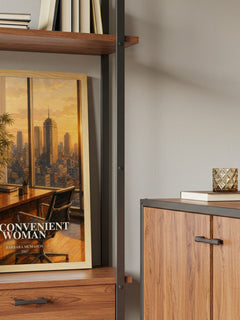 His Convenient Woman book watercolour illustration paper finish options – matte satin gloss