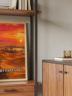 Desert Fantasies book watercolour illustration paper finish options – matte satin gloss