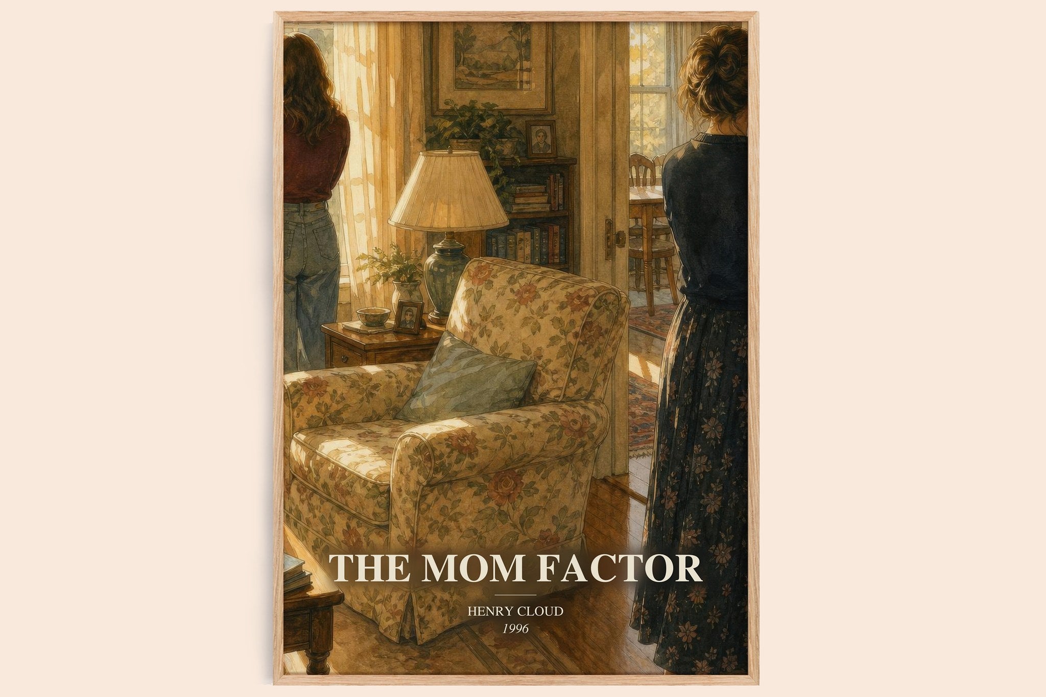 The Mom Factor Book Watercolour Illustration by Henry Cloud