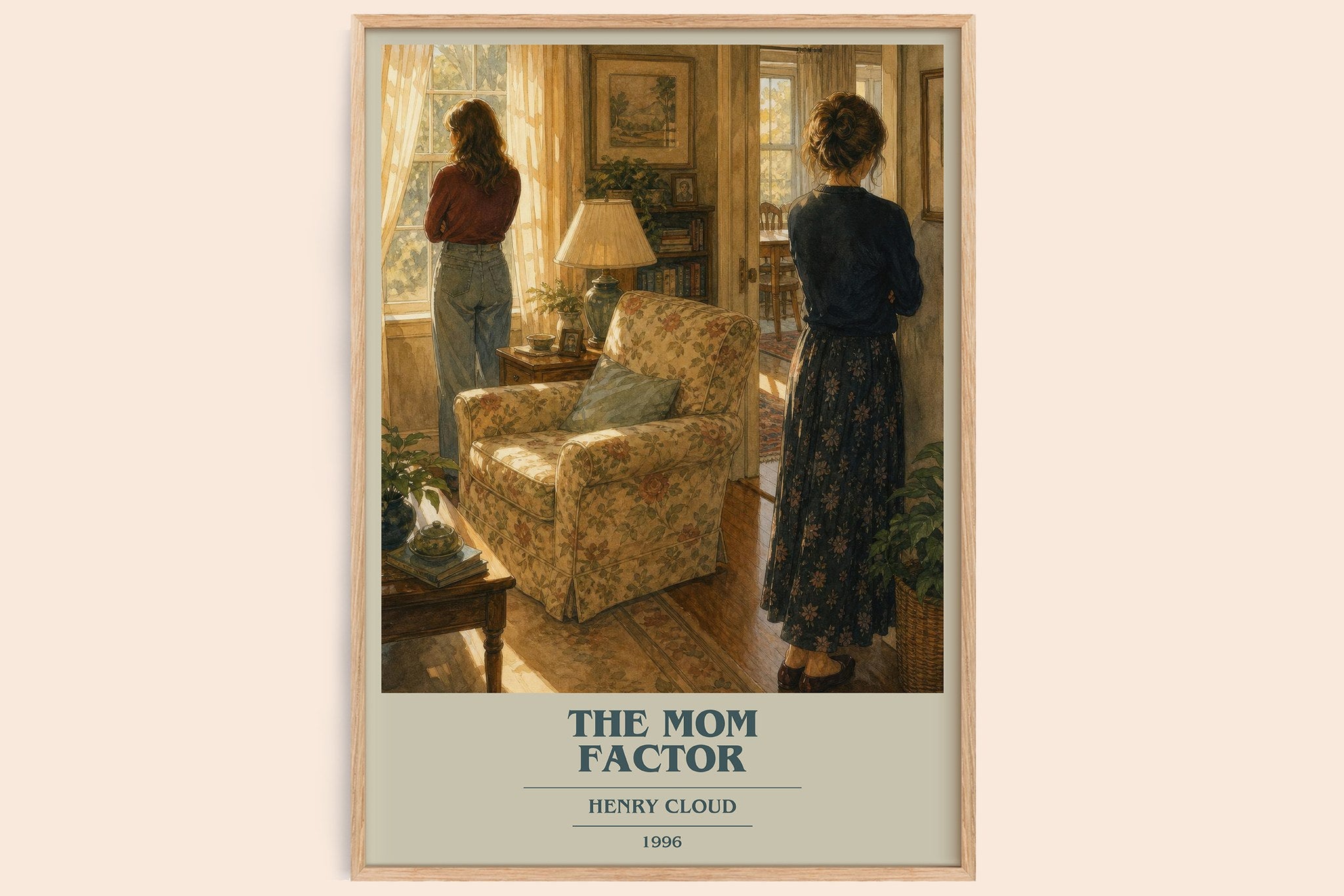 The Mom Factor Book Cover Poster by Henry Cloud