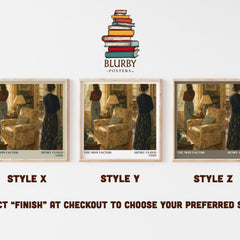 The Mom Factor literary print in frame leaning in hallway – non fiction wall art
