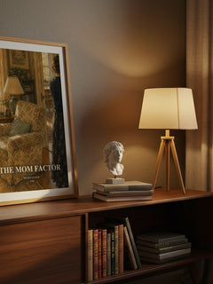 The Mom Factor watercolour print on bookshelf – Henry Cloud fan gift