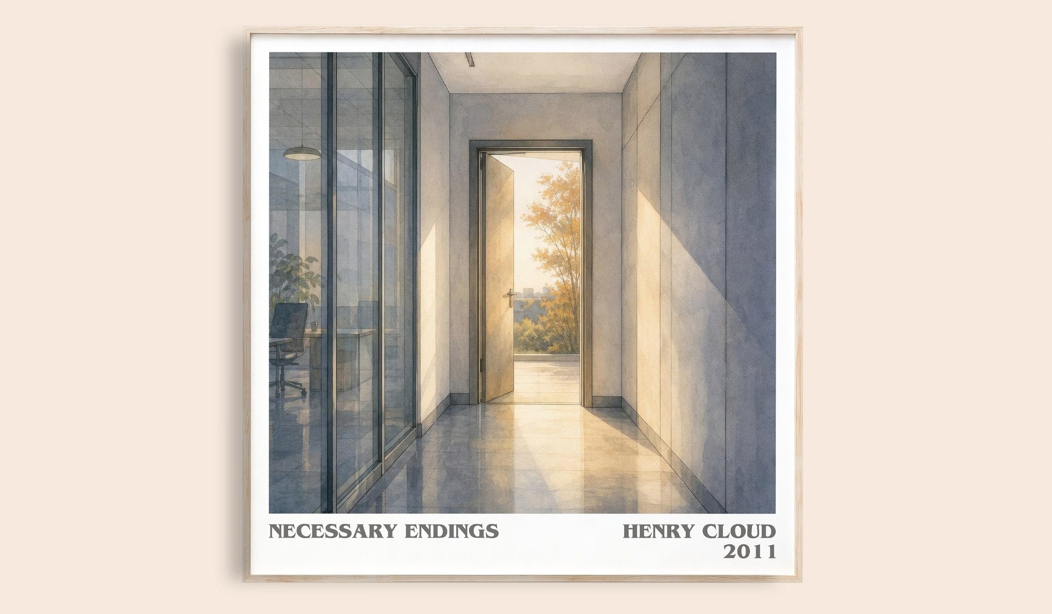 Necessary Endings Literary Art Print by Henry Cloud