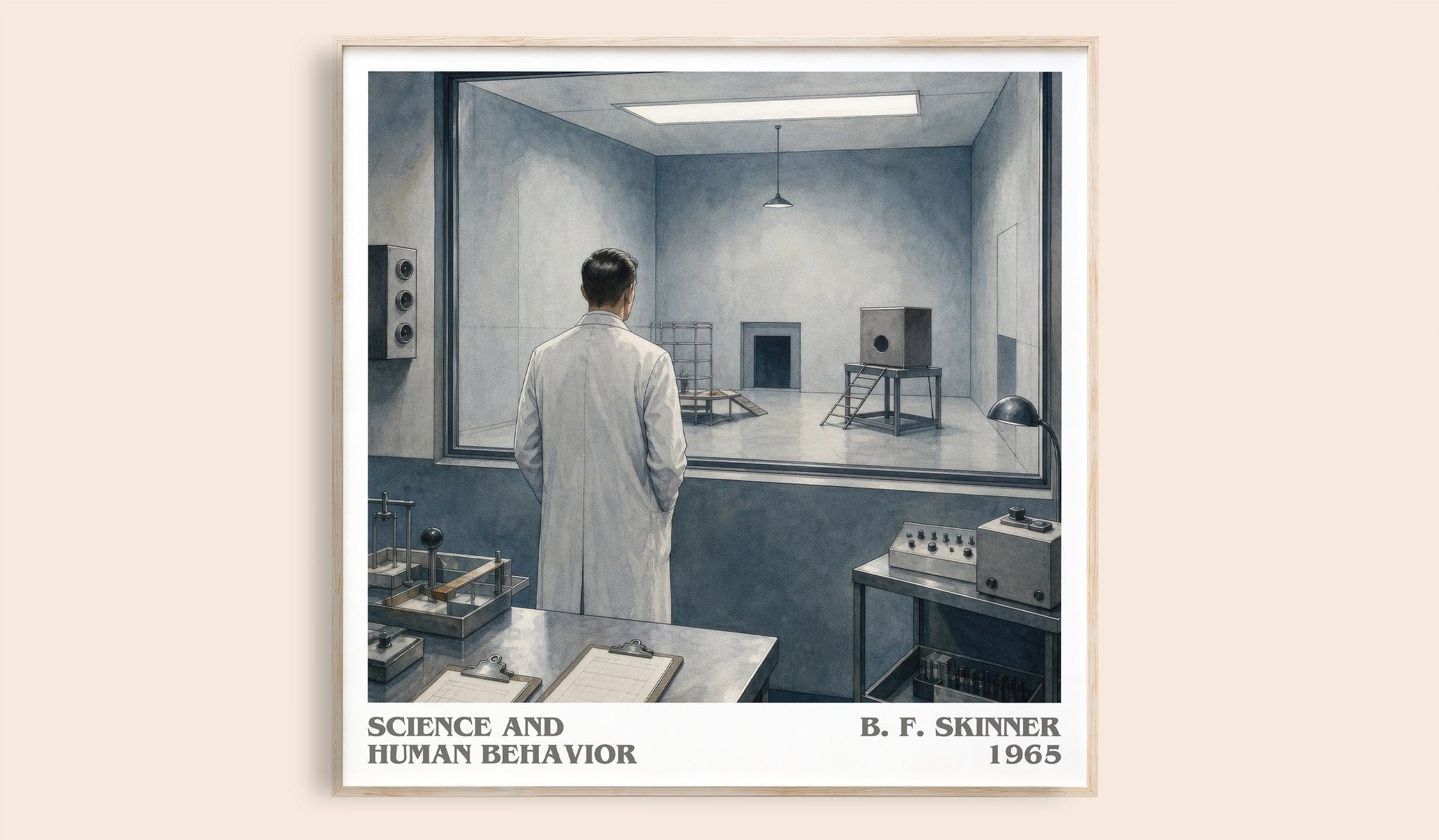 Science And Human Behavior Literary Art Print by B. F. Skinner