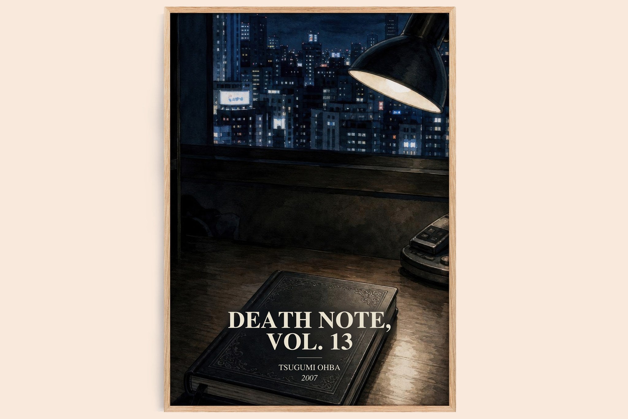 Death Note, Vol. 13 Book Watercolour Illustration by Tsugumi Ohba