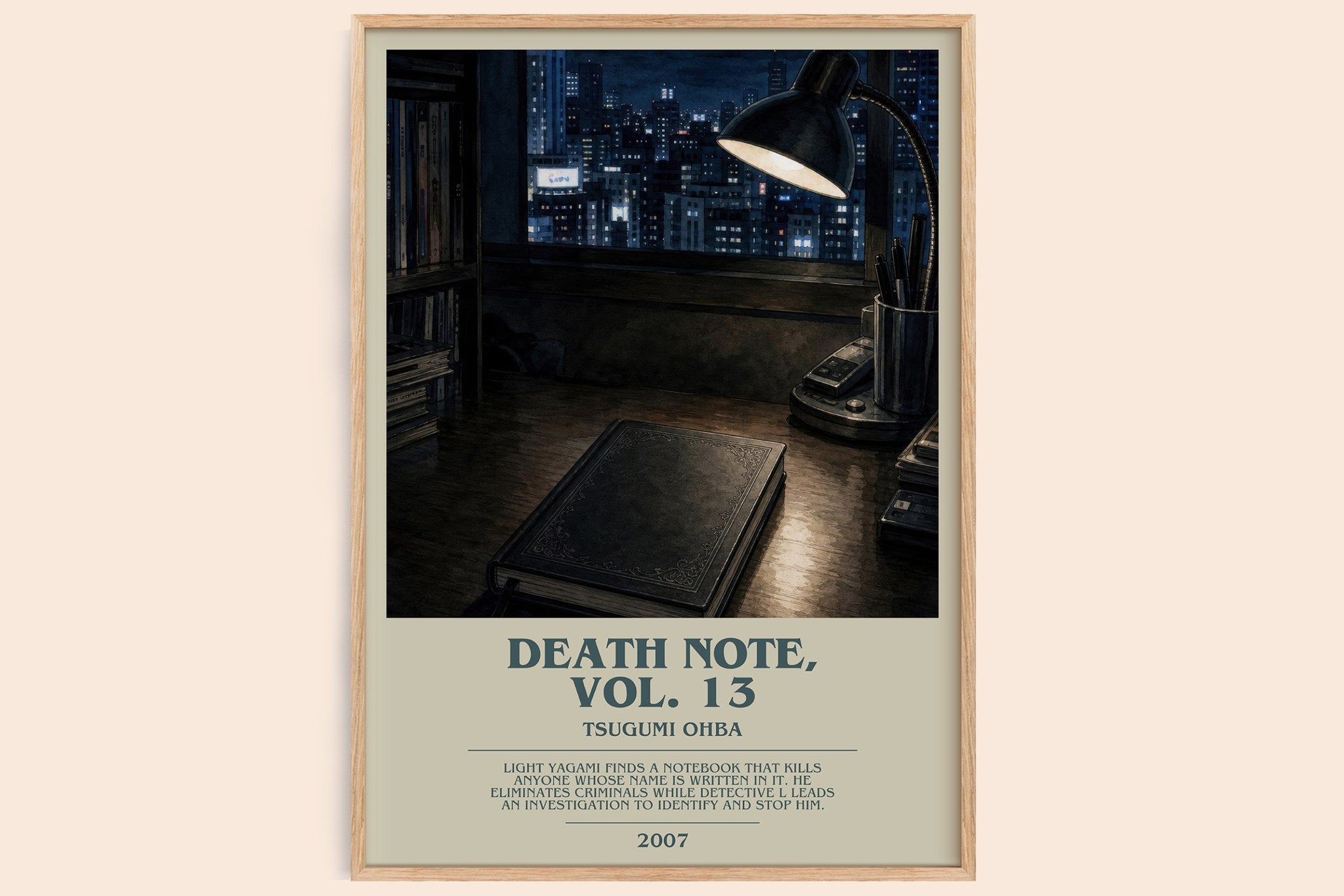 Death Note, Vol. 13 Bookish Wall Art by Tsugumi Ohba