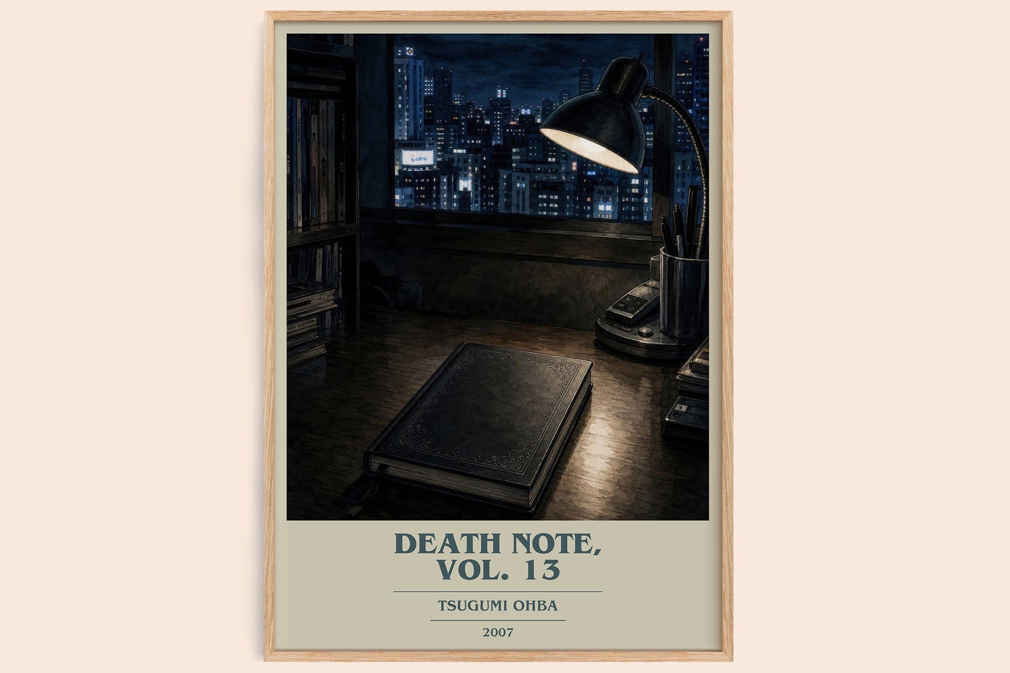 Death Note, Vol. 13 Book Cover Poster by Tsugumi Ohba
