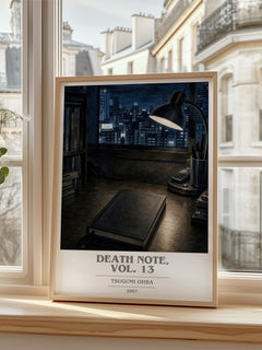 Death Note, Vol. 13 book cover poster colour and style options – Tsugumi Ohba book art