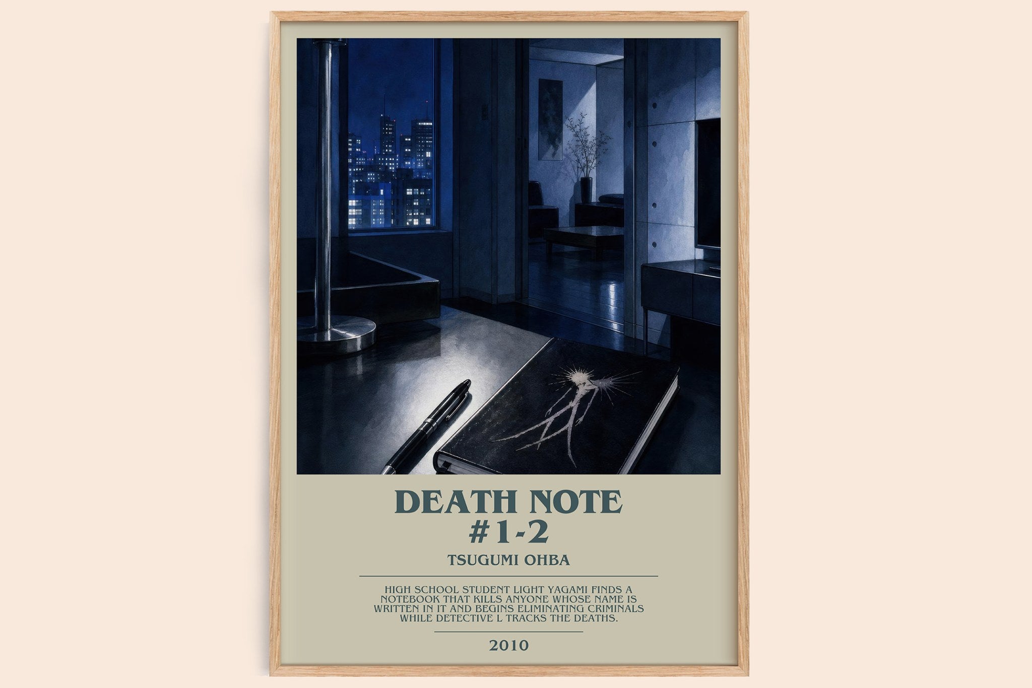 Death Note #1-2 Bookish Wall Art by Tsugumi Ohba